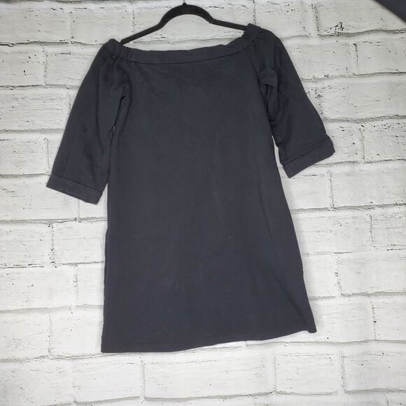 Nasty Gal Ponte Off the Shoulder mini dress LBD - Picture 1 of 8